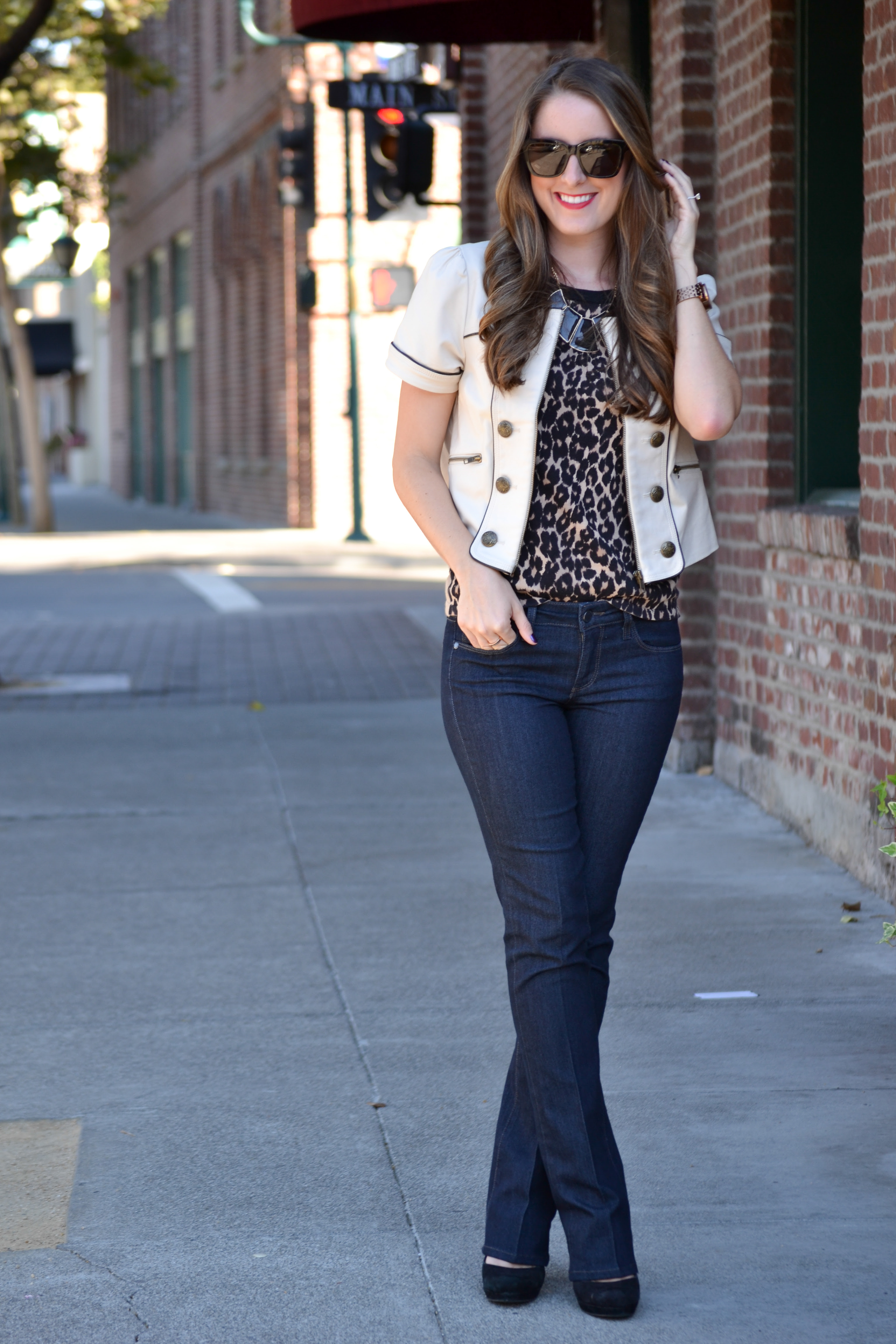 leopard print sweater