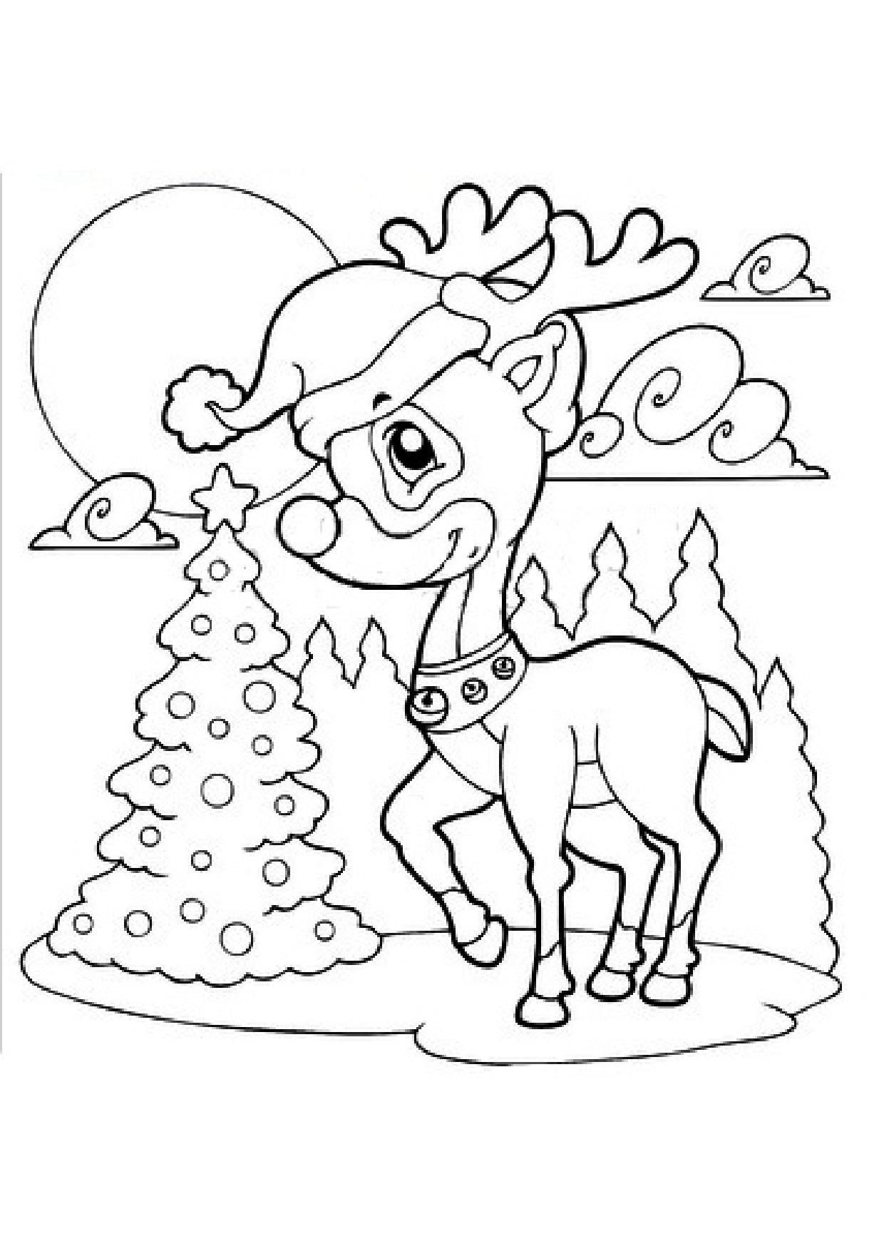 Pere Noel Dessin A Colorier  Coloriage Village De Noel  PrimaNYC.com