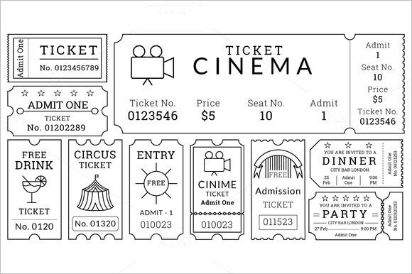 25 Luxury Movie Ticket Download
