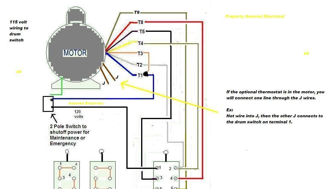 480 Volt 3 Phase Motor Wiring Diagram - 120 240 Volt Motor Wiring