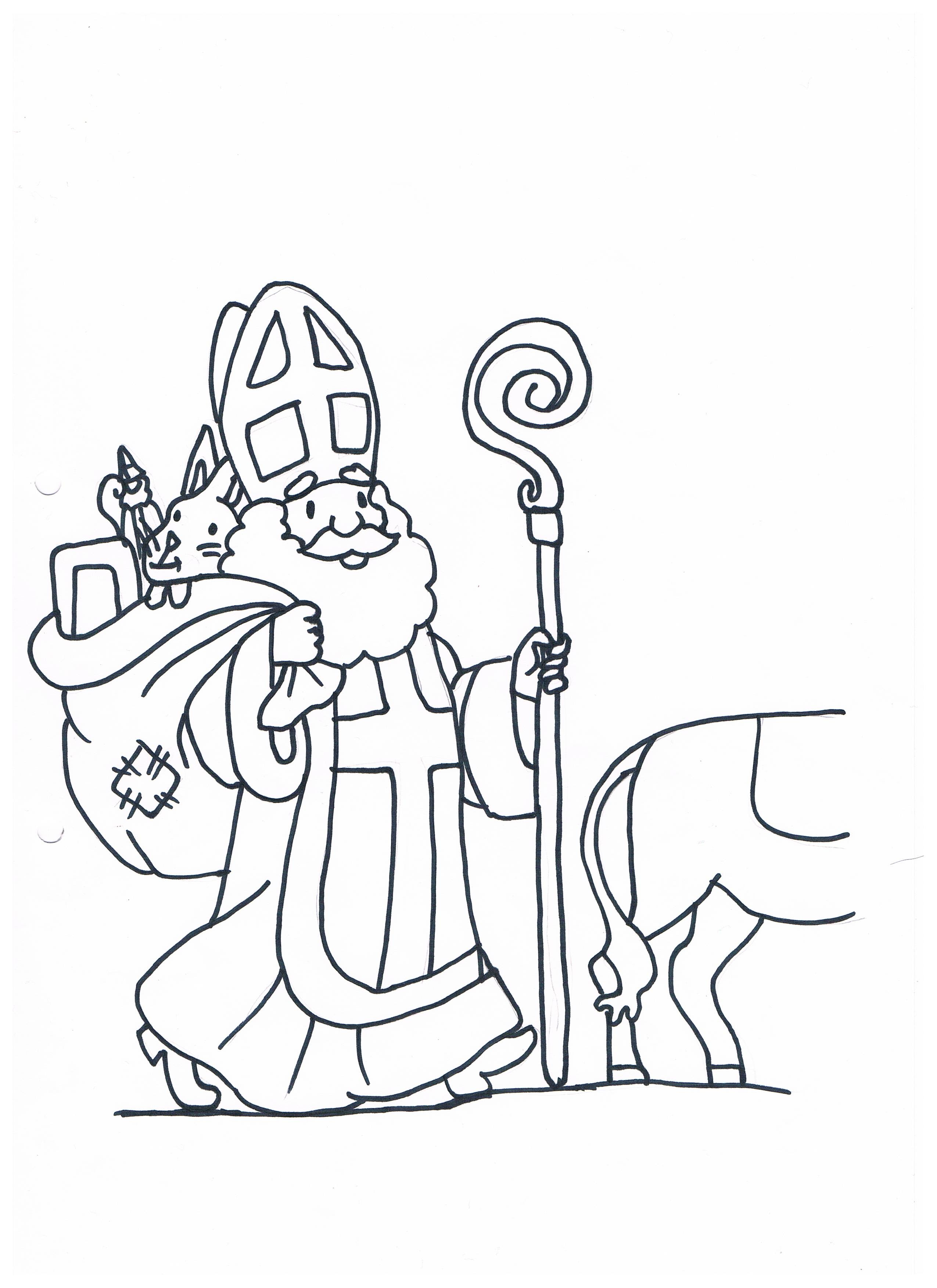 Frais Coloriage Saint Nicolas Gratuit  Des Milliers de Coloriage