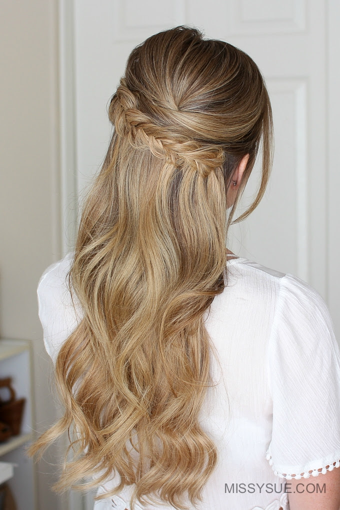 Easy Half Up Hairstyles For Medium Length Hair Wedding Galery