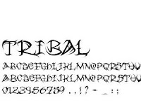 Calligraphy Tattoo Fonts Numbers