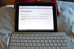 iPad and Apple Bluetooth Keyboard