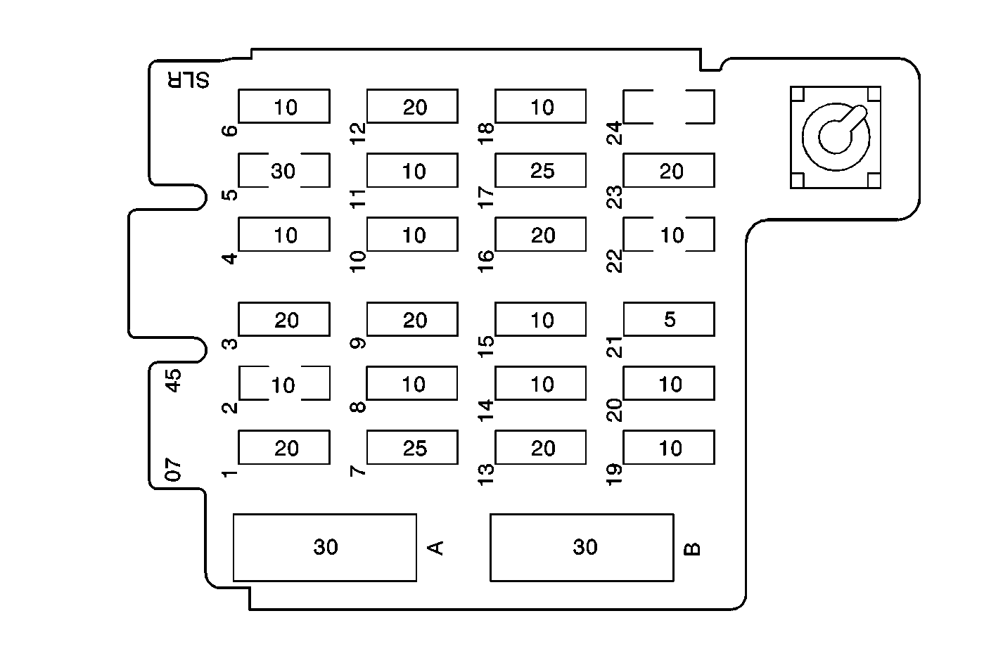 2003 Suburban Fuse Box Diagram