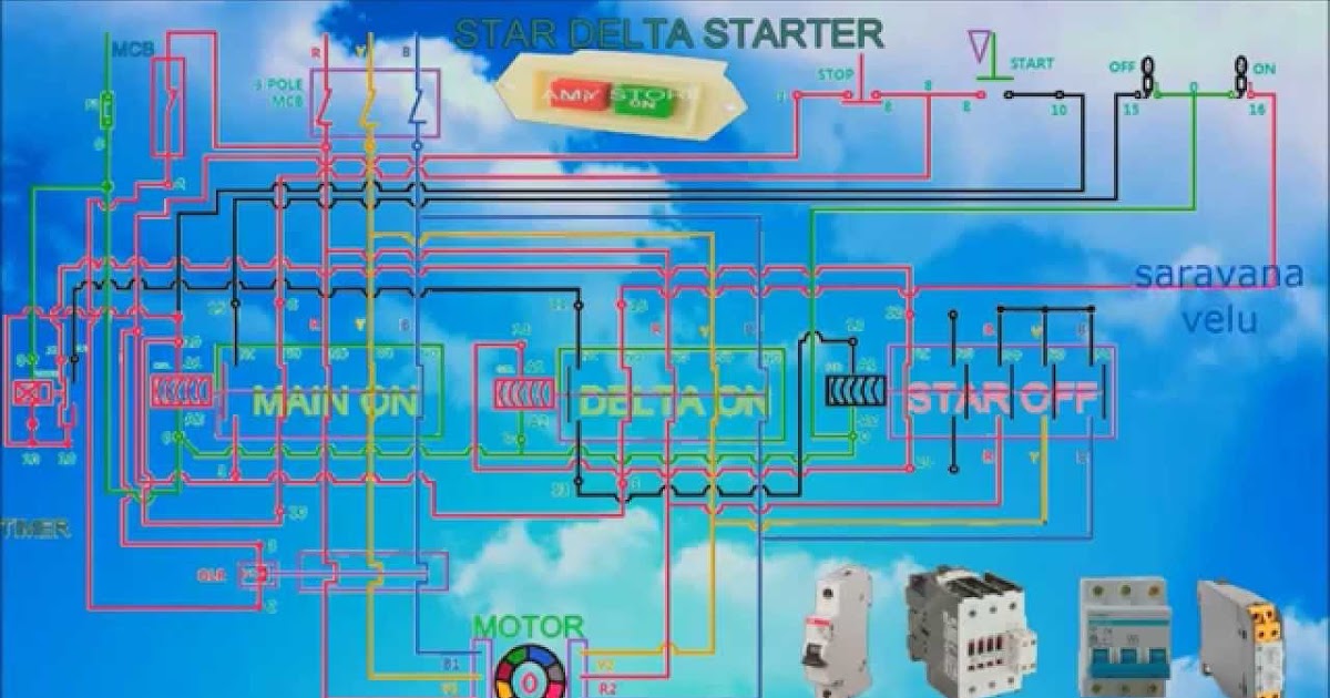 Automatic Star Delta Control Wiring Diagram