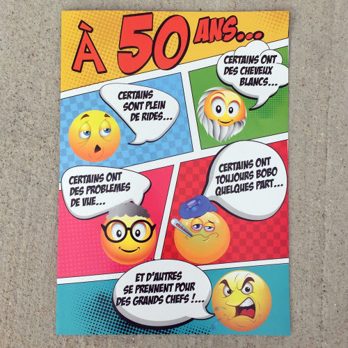 Message Anniversaire 50 Ans Humour