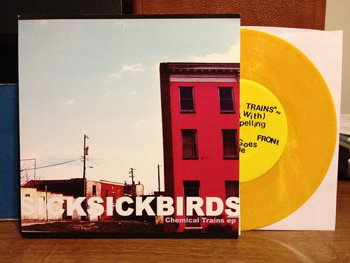 Sick Sick Birds - Chemical Trains 7" - Yellow Vinyl /87 by Tim PopKid