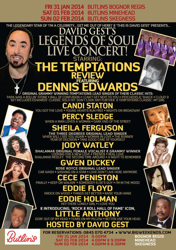 Legends Of Soul Live Butlins