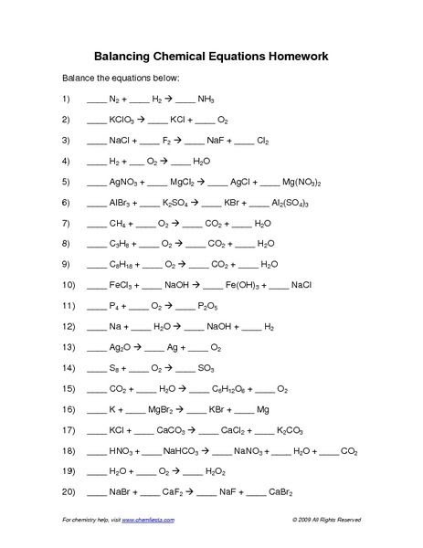 balancing-chemical-equation-worksheet