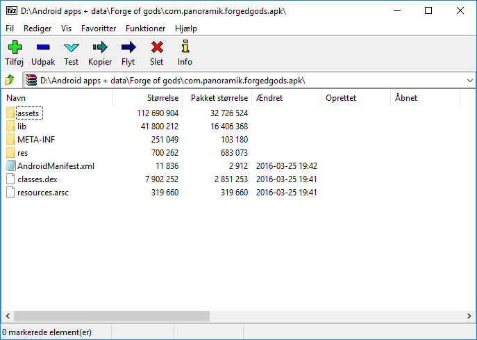 How to open an APK file using Winrar or 7-Zip on Windows