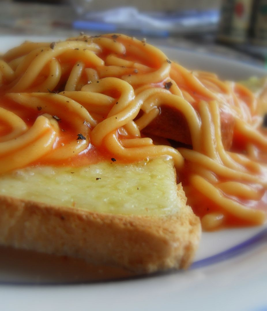 The English Kitchen Spaghetti on Toast