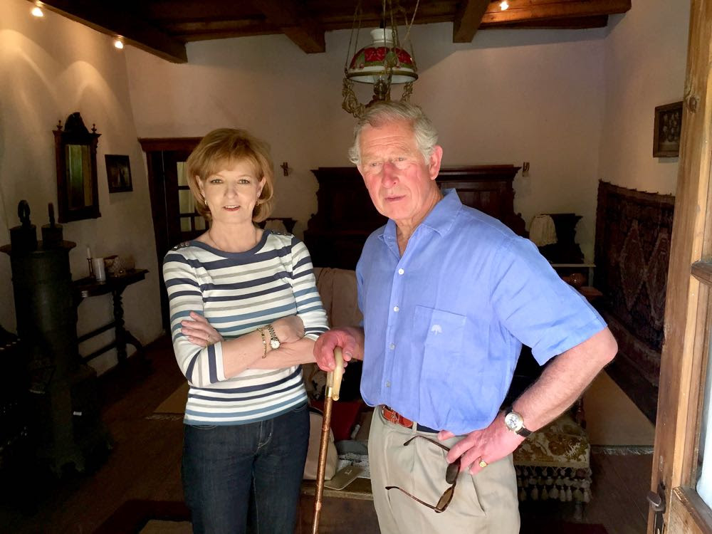 Principesa Margareta și Principele Radu, împreună cu Principele de Wales în Valea Zălanului Principesa Margareta și Principele Radu, împreună cu Principele de Wales în Valea Zălanului