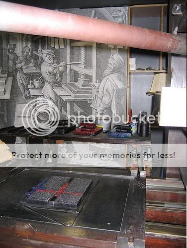 Types Gutemberg press machine