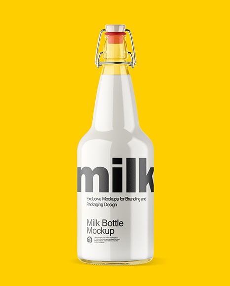 Download Milk Bottle Mockup Yellowimages Free Psd Mockup Templates PSD Mockup Templates