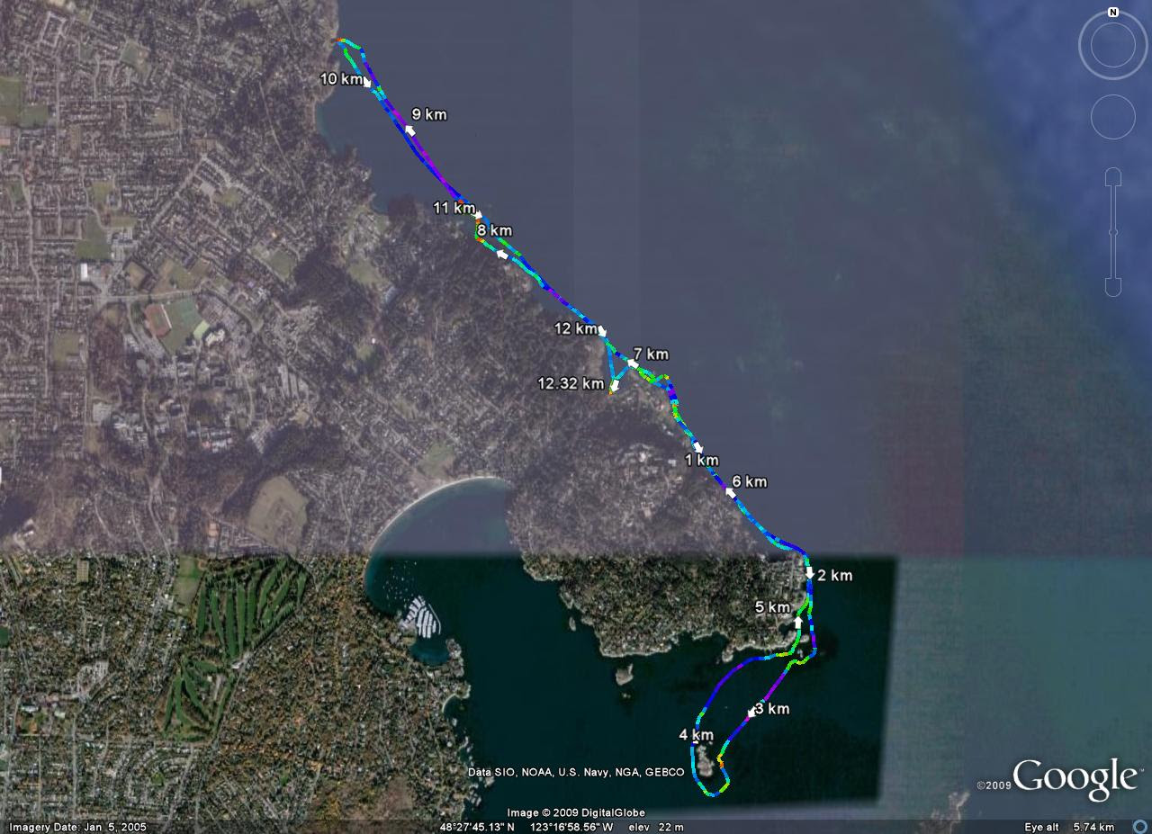 2009-09-08 Telegraph Bay GPS
