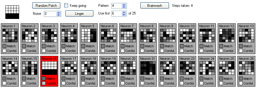 Pattern Sniffer screen shot