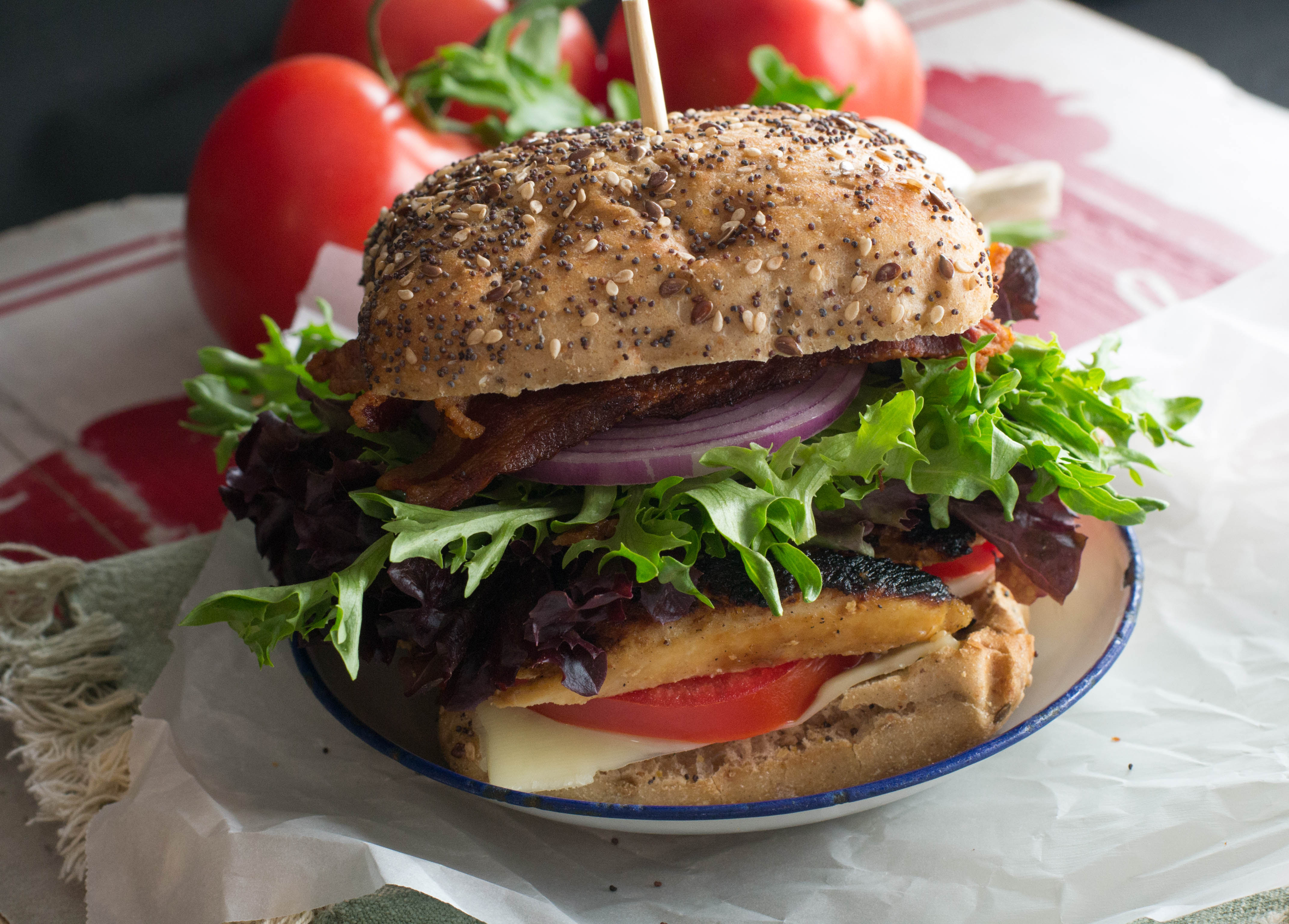 Mojo Grilled Chicken Club Sandwich What the Forks for Dinner? Mojo Grilled Chicken Club Sandwich What the Forks for Dinner?