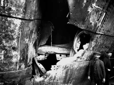 RMS Olympic damaged by HMS Hawke