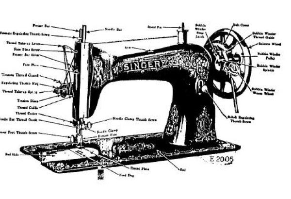 37 singer sewing machine parts diagram - Wiring Diagrams Explained
