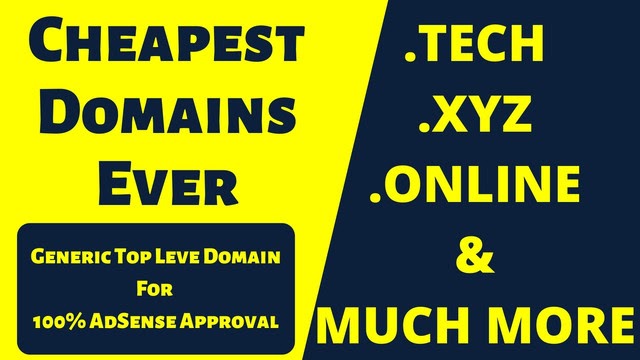 Buy Cheap Tld Domains Xyz Tech Online
