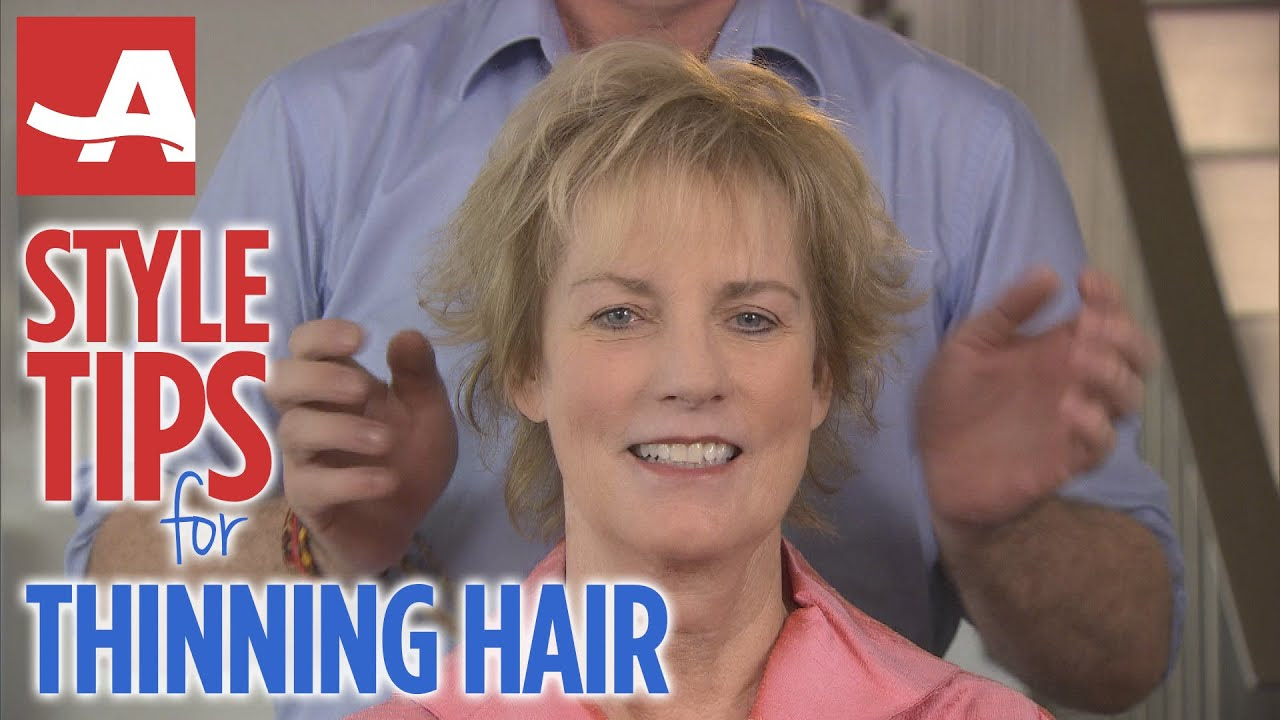 Hairstyles For Thinning Hair Crown Satu Huruf E