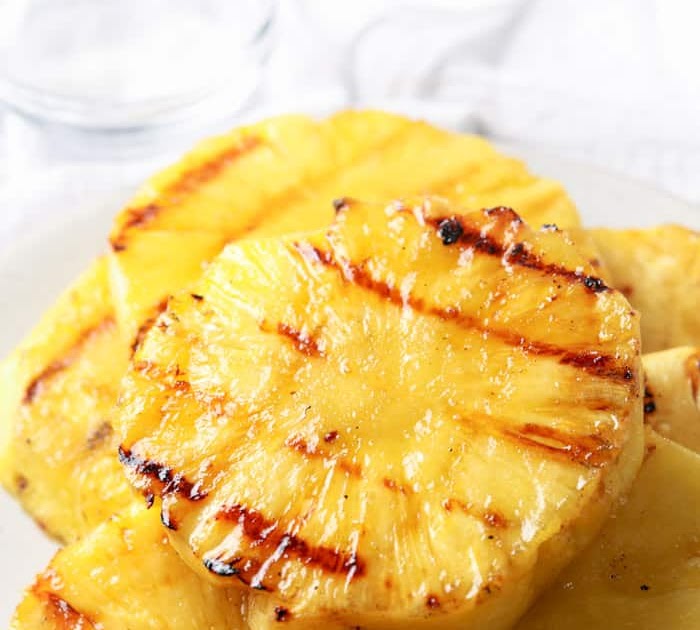 Grilled Pineapple - In a Brown Sugar Marinade!