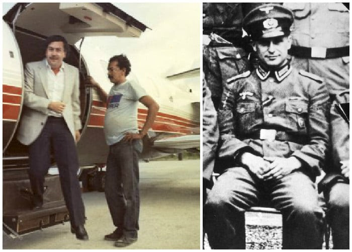 El socio nazi de Pablo Escobar