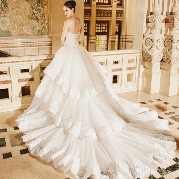 Wedding Dresses With Long Trains Allope Recipes