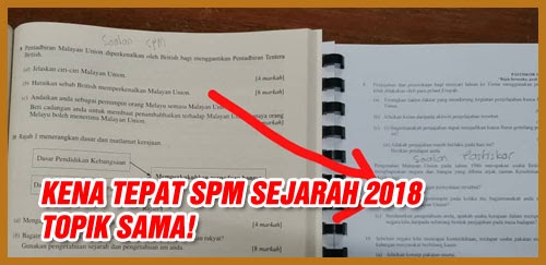 Soalan Ramalan Spm 2019 Sejarah - Terengganu s