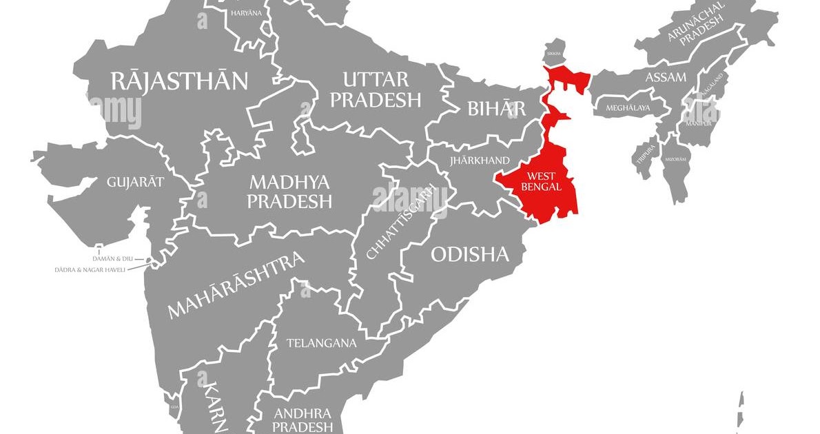 Bengal In India Map Campus Map