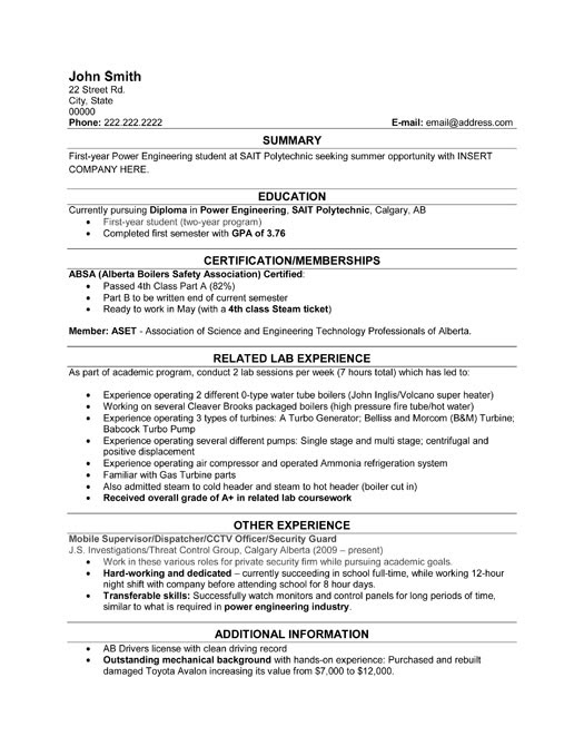 Engineering Student Resume Template from lh5.googleusercontent.com