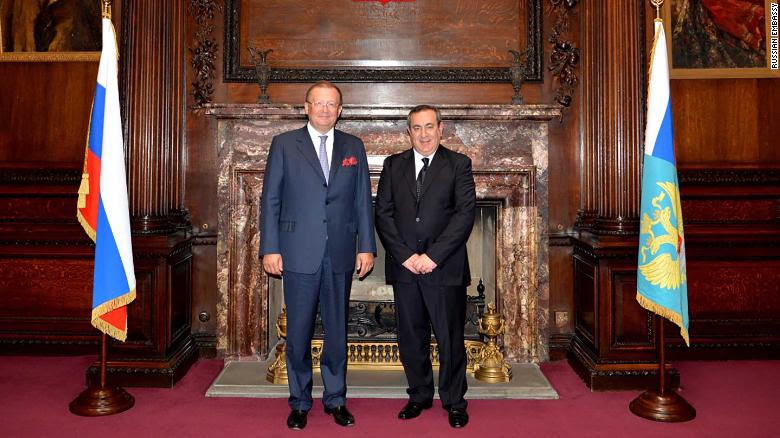 Joseph Mifsud met with the Russian ambassador to the UK Alexander Yakovenko in May 2014.