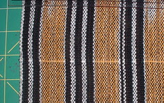 sky fabric pulled thread