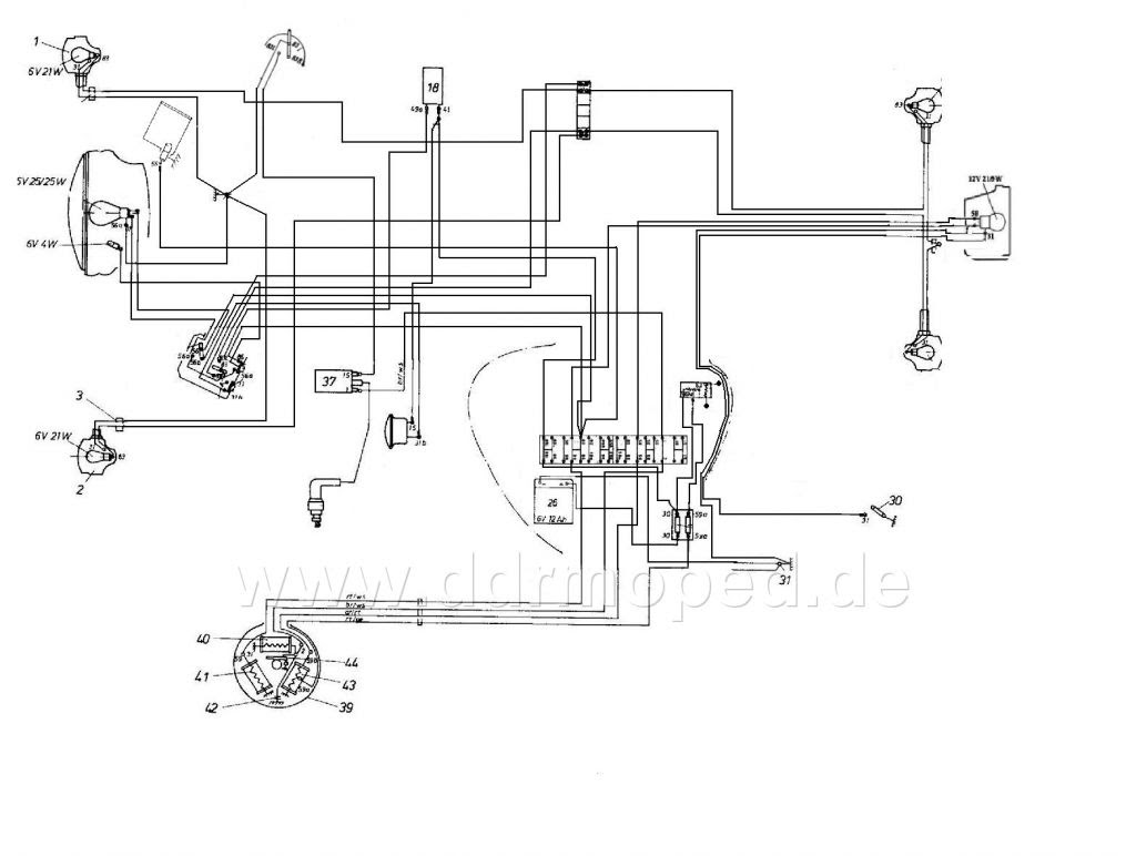 Simson S51 Schaltplan Blinker