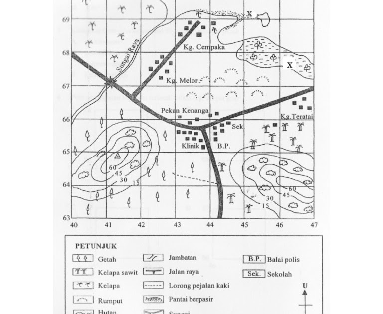 Skala Pada Peta Topografi Tingkatan Imagesee