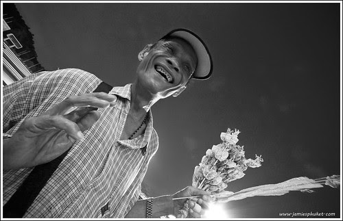 Squid seller at Phuket football game