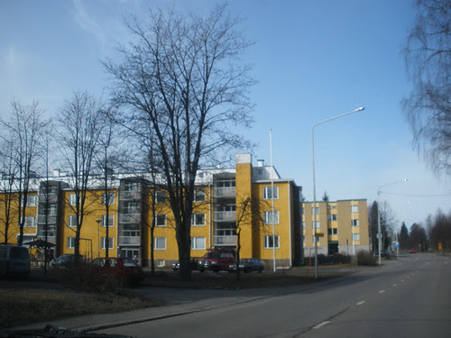 In Imatra.. (The house where I'm clearing a flat..)