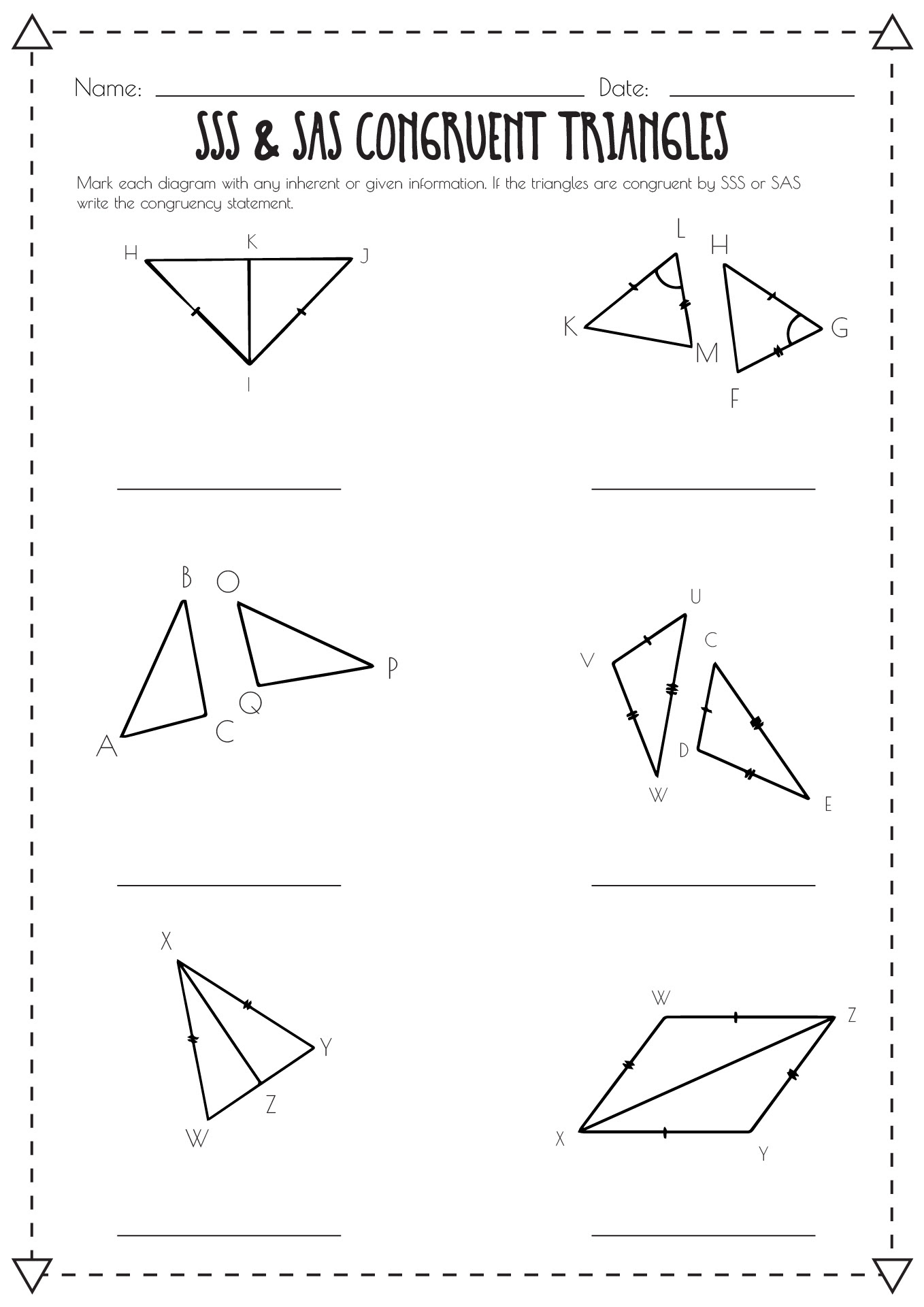 Proving Similar Triangles Worksheet - Promotiontablecovers For Proving Triangles Similar Worksheet