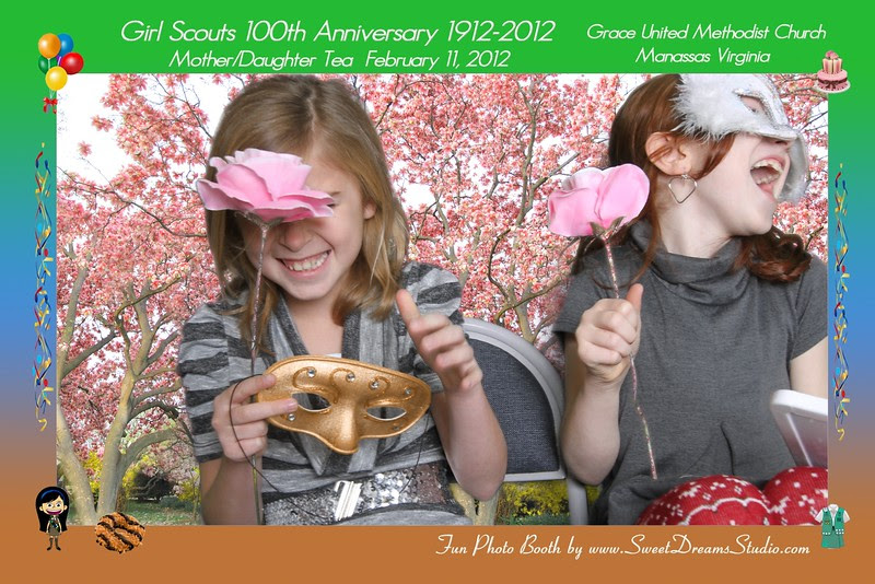photo booth girl scouts anniversary