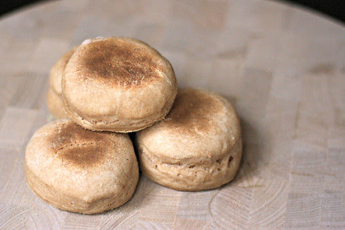 bread machine whole wheat english muffins
