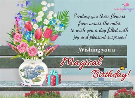 Magical Birthday From Across The Miles. Free Birthday Magical Birthday From Across The Miles. Free Birthday