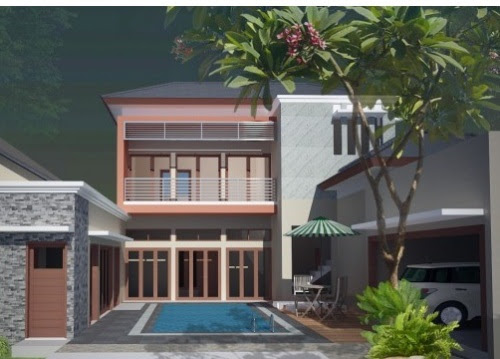 20+ Desain Rumah Kecil Dengan Kolam Renang Di Lantai 2 Paling Modern ...