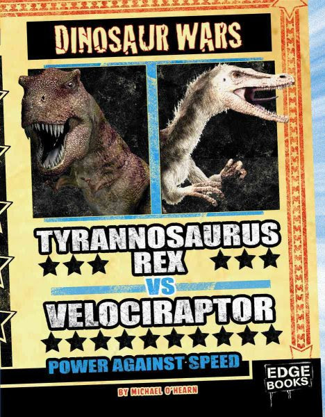 tyrannosaurus rex and velociraptor