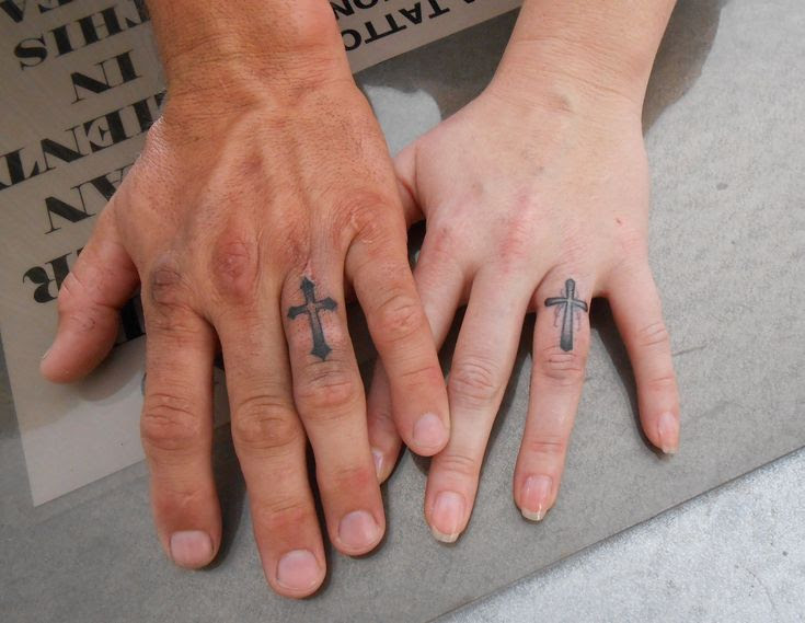 Simple Cross Tattoo Finger - Interior Home Design