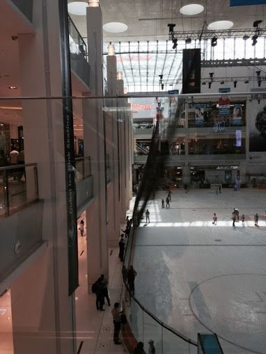 ice rink at Dubai Mall