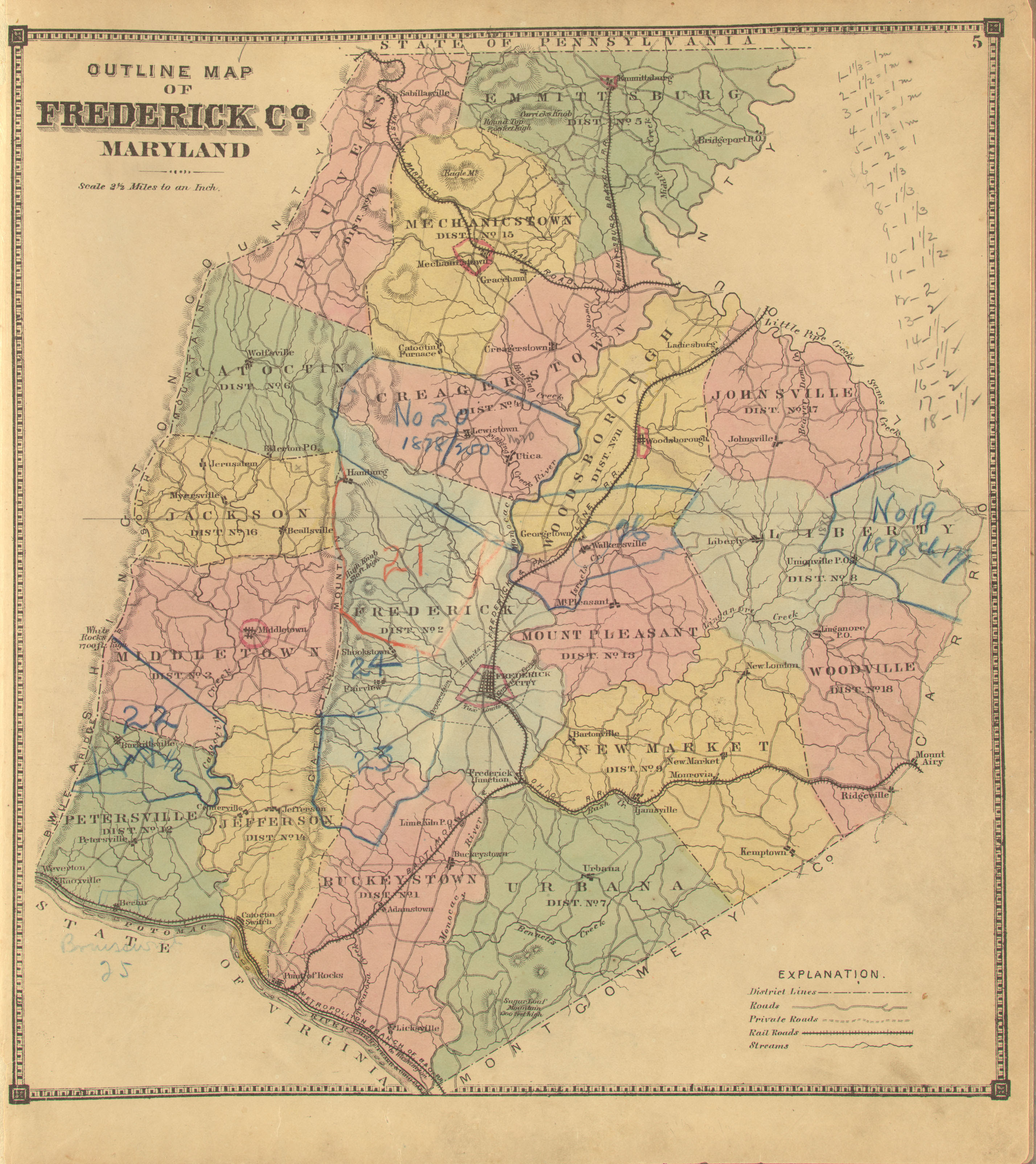 Map Of Frederick Md Living Room Design 2020