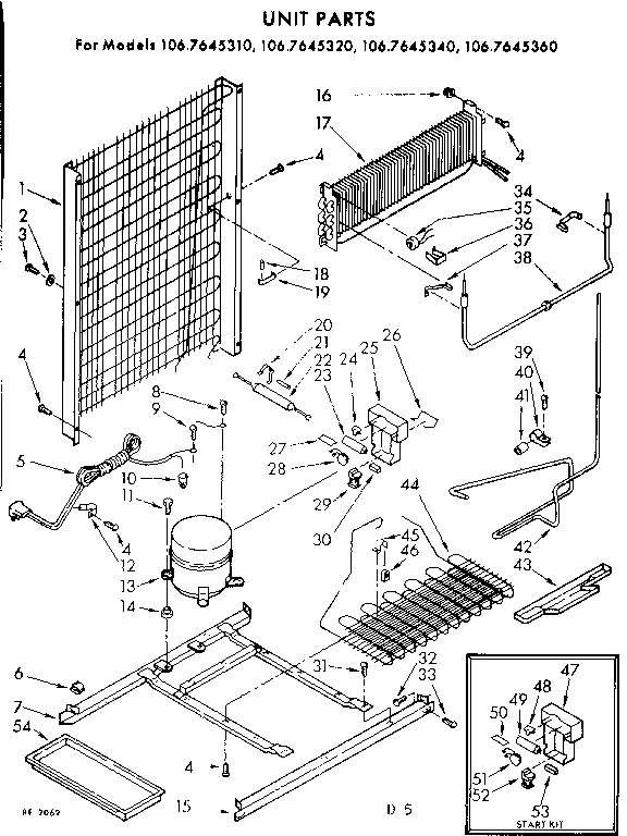 Kenmore Coldspot Model 106 Parts Diagram - Wiring Diagram