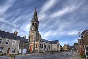 Church of Roz Landrieux, Brittany,France