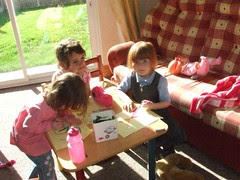 Playing with friends